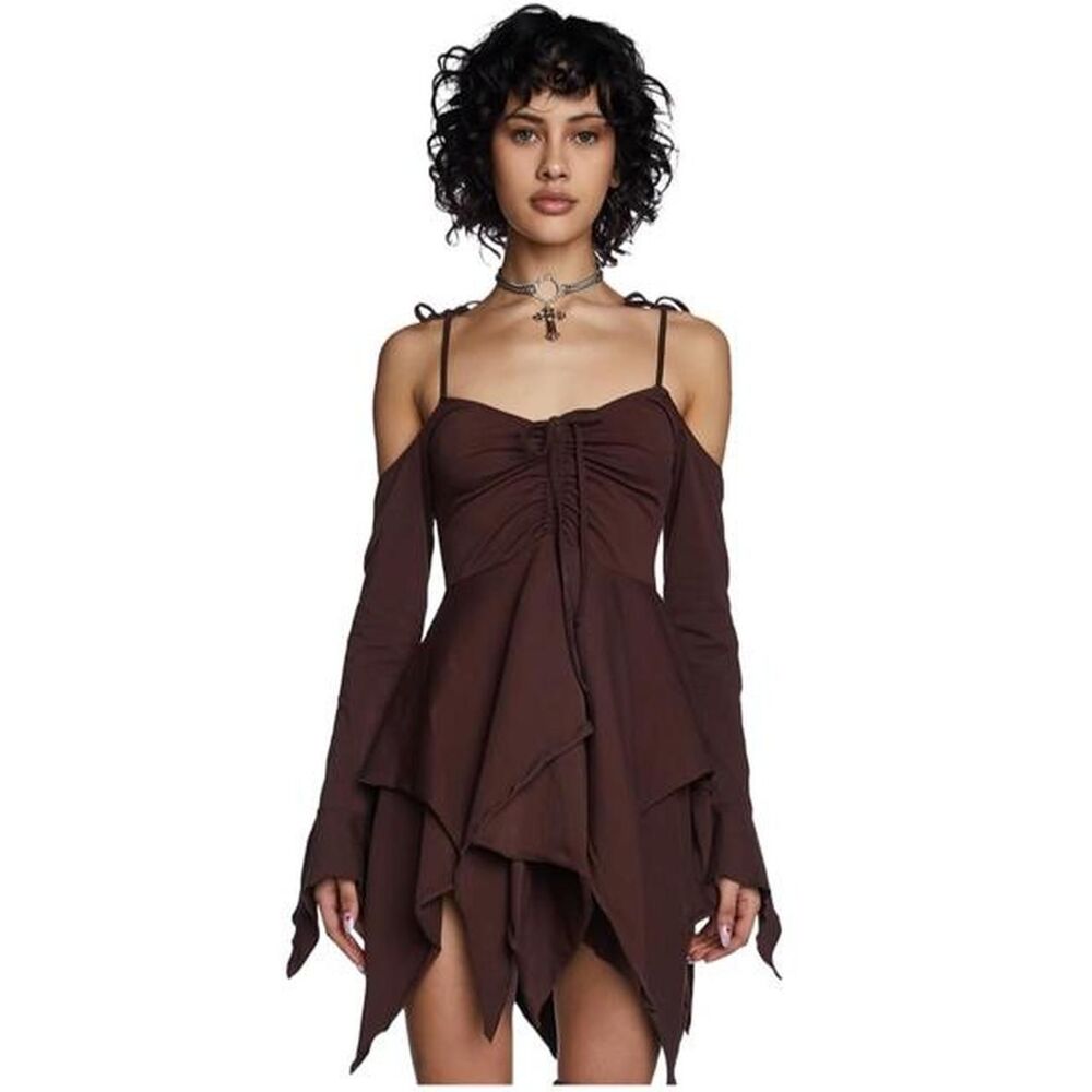 Dolls-kill Women's Brown Dress
